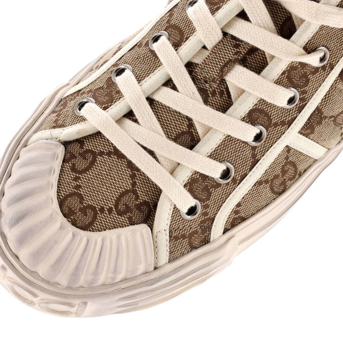 Gucci Men'S Julio Low-Top Sneakers Gg Canvas