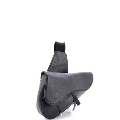 Christian Dior Saddle Crossbody Bag Leather