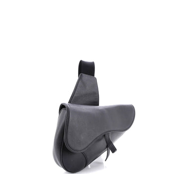 Christian Dior Saddle Crossbody Bag Leather