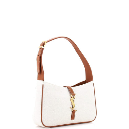 Saint Laurent Le 5 A 7 Hobo Canvas Small