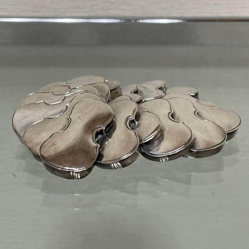 Arman X Christofle Violin" Silver Paperweight 1983  Rare Nouveau Sculpture