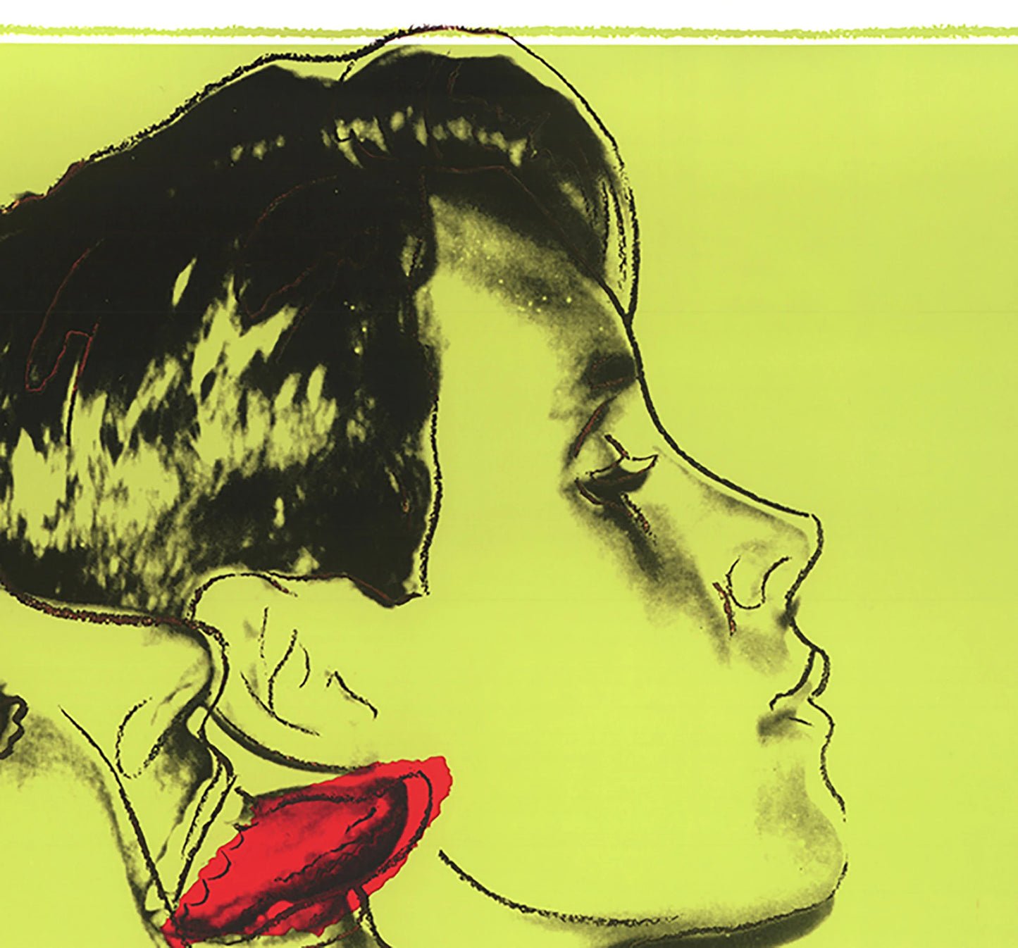 Andy Warhol Querelle Green " Poster Pop Art Green, Black Film