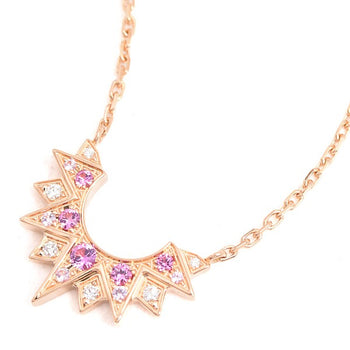 Piaget Sunlight Necklace With Pink Sapphire And Diamond In Pink Gold 750Pg