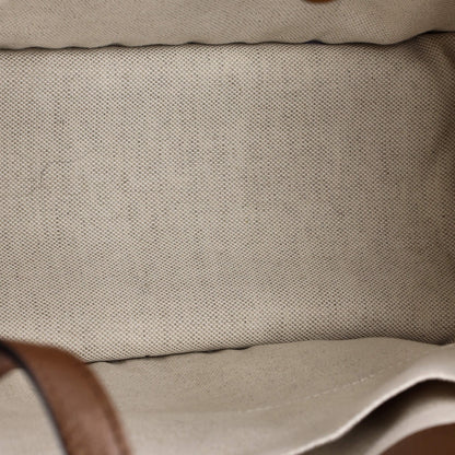 Gucci Horsebit 1955 Tote Gg Canvas With Leather Medium