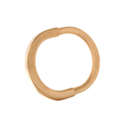 Tiffany & Co. Lock Ring 18K Rose Gold With Pave Diamonds