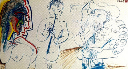 Pablo Picasso Lithograph Coa Signed / Numbered In Pencil Limited