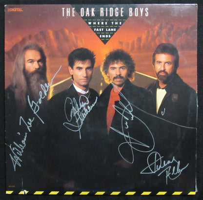 Oak Ridge Boys Multi-Signed By 4 "Where The Fast