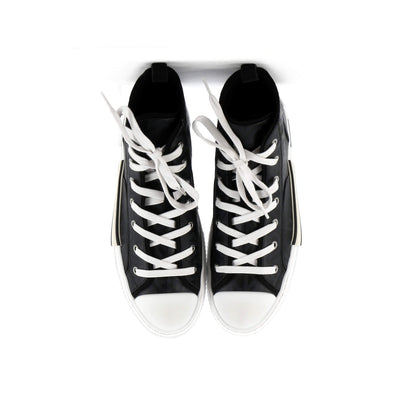 Christian Dior Men'S B23 High-Top Sneakers Cd Diamond Coated Canvas