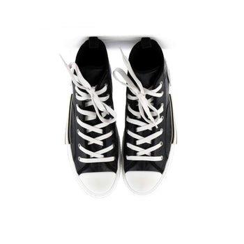 Christian Dior Men'S B23 High-Top Sneakers Cd Diamond Coated Canvas