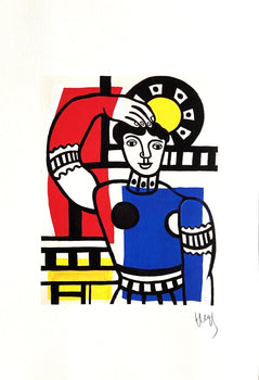 Fernand Lger Lithograph 1966 Coa Signed Limited