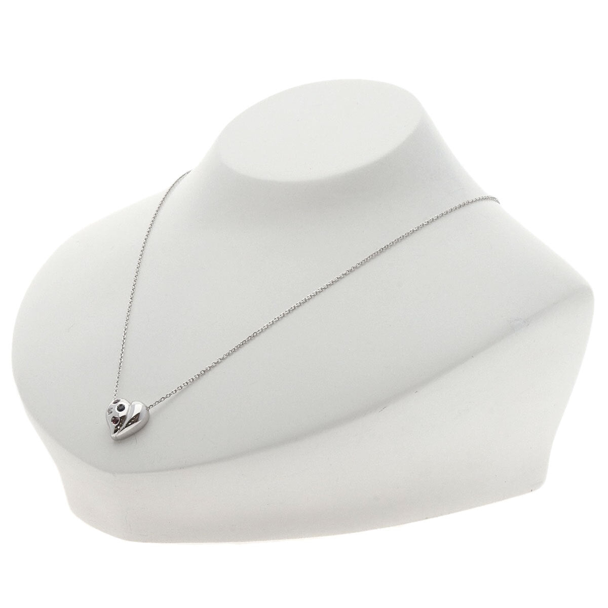 MIKIMOTO   Necklace Ruby Sapphire Diamond K18