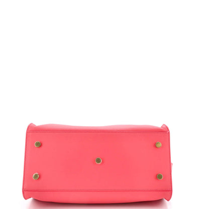 Saint Laurent Monogram Cabas Leather Small