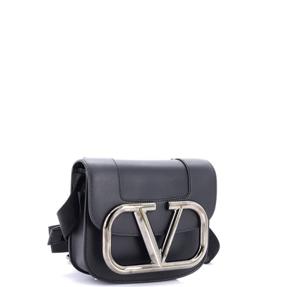 Valentino Garavani Supervee Convertible Satchel Leather Small