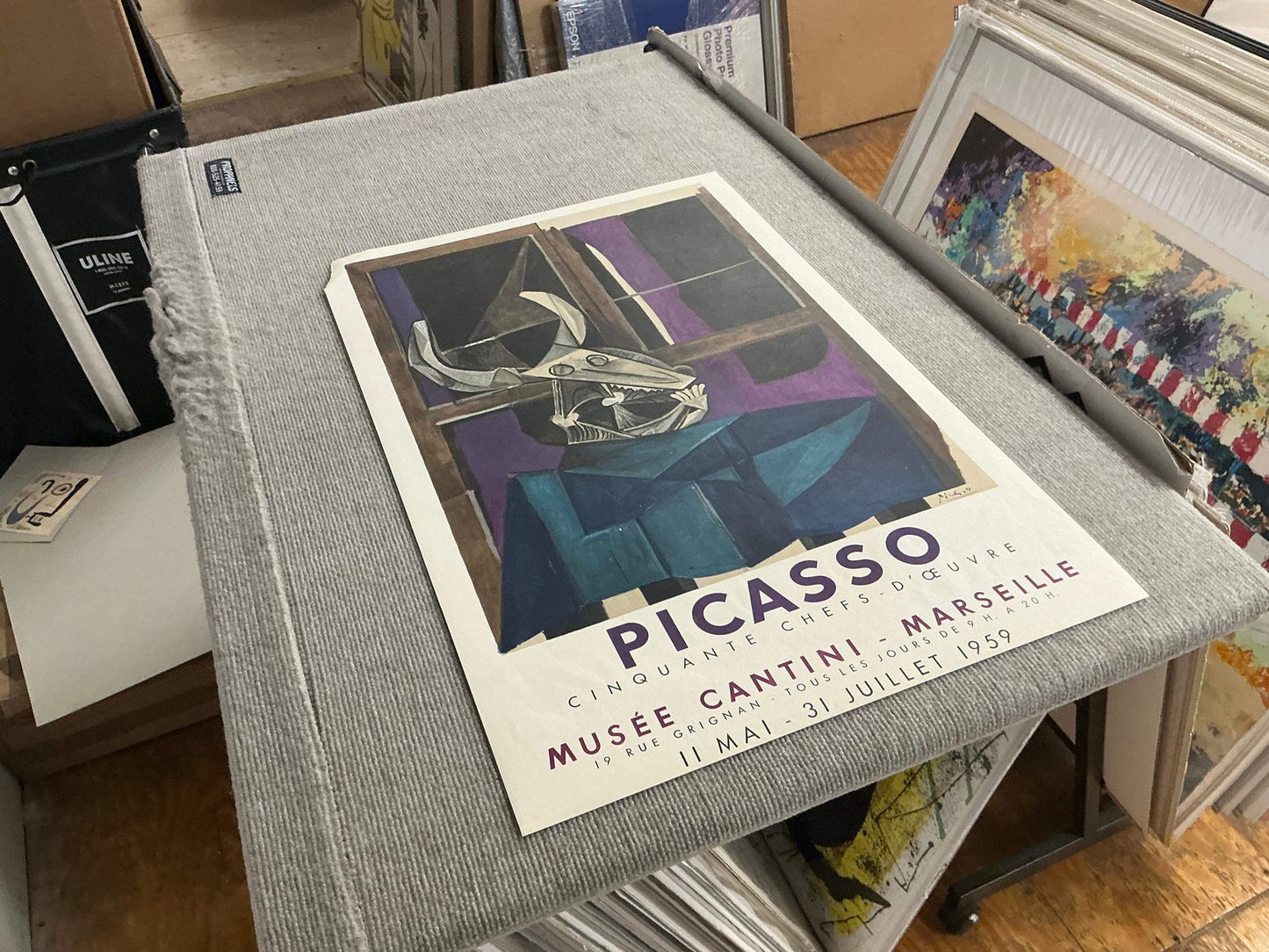 Pablo Picasso Musee Cantini " Lithograph Cubism Purple Pablo Pica
