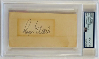 Roger Maris Auto Grade Gem Mint 10 Signed Index Card (Psa)