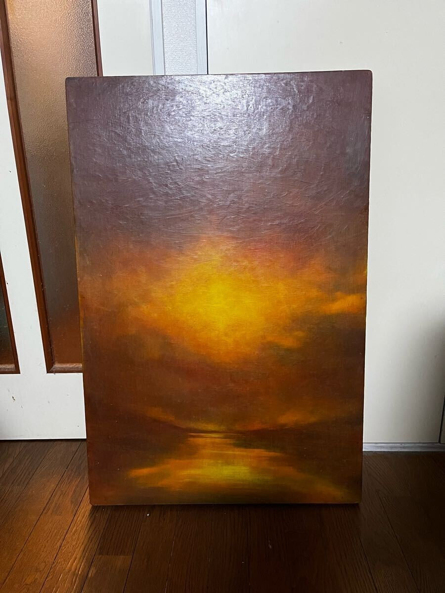 Hand Signed Original Acrylic on panel Curtis Phillips LANDSCAPE Painting