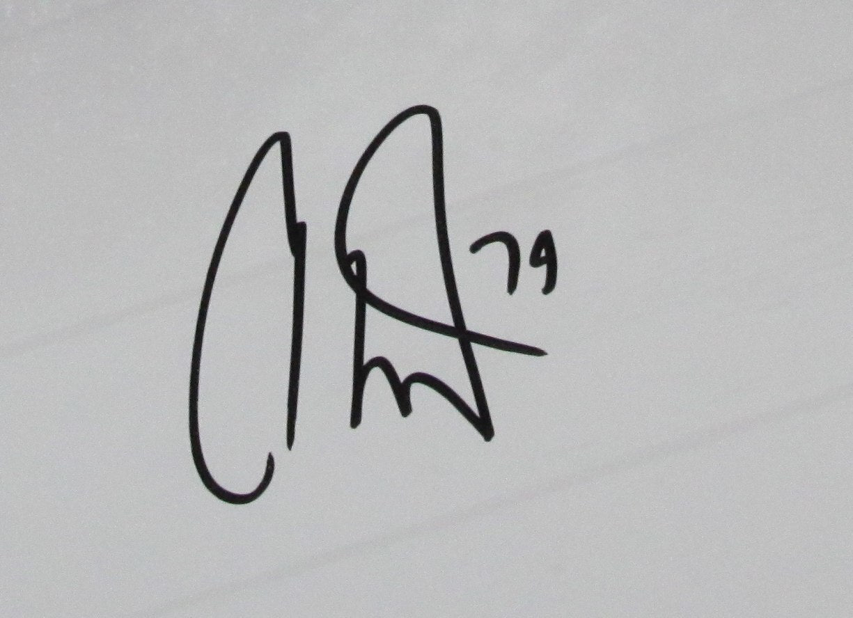 Carter Hart Autographed 16X20 Photo Philadelphia Flyers Framed Fanatics