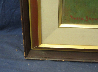 Yvette Dreanne Fleurs Original Oil Painting On Board Signed French Still Life