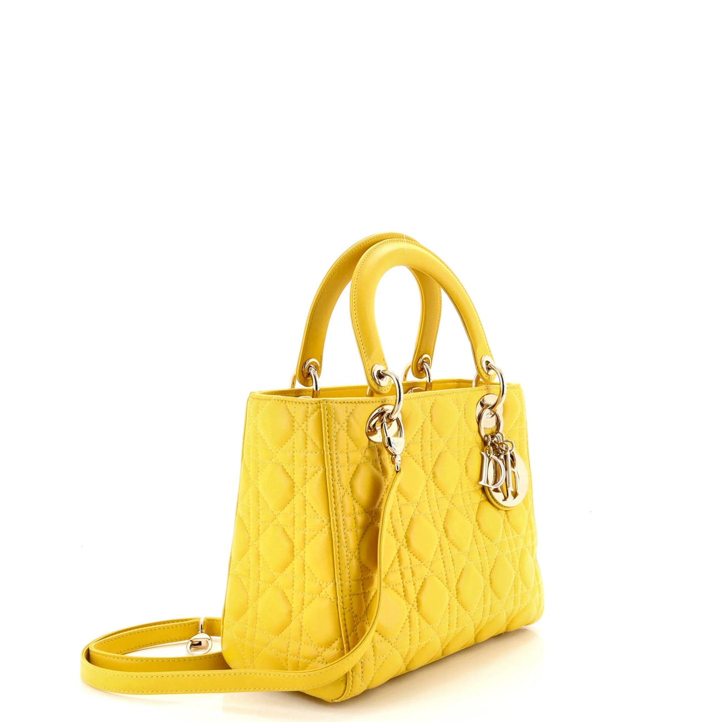 Christian Dior Lady Dior Bag Cannage Quilt Lambskin Medium