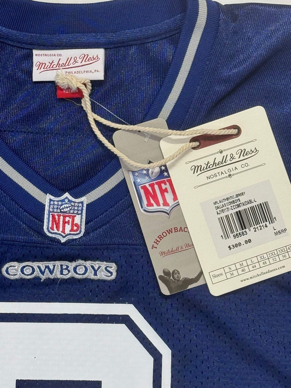 Troy Aikman Autographed Cowboys Authentic Mitchell & Ness Jersey (Fanatics)