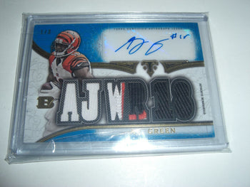Aj Green 2015 Topps Triple Threads Game  Triple