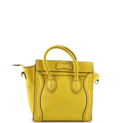 Celine Luggage Bag Grainy Leather Nano