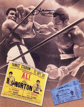Ken Norton Autographed 11X14 Boxing Photo Vs Ali