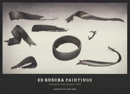 EDWARD RUSCHA Gagosian Gallery 27" x 36.5" Offset Lithograph 2014 Pop Art
