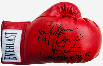 Ray Boom Boom Mancini Autographed Red Everlast