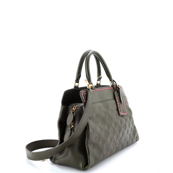 Louis Vuitton Vosges Handbag Whipstitch Monogram Empreinte Leather Mm