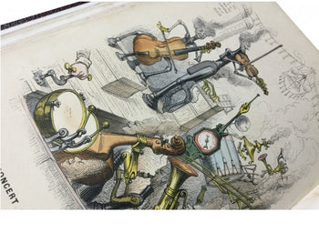 Grandville -Un Autre Monde 1844 1St Edition France Rare 19Th Illustrated Book