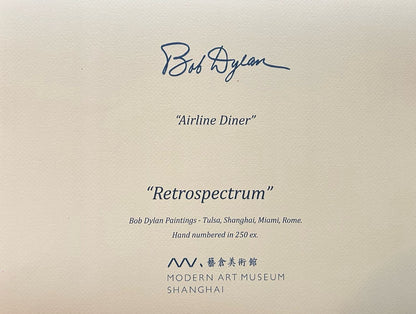 Bob Dylan Lithograph Coa Signed Op Numbered By Hand Limited