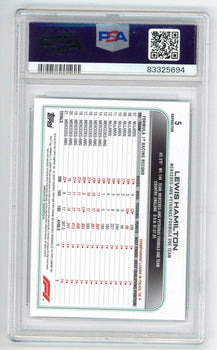 Lewis Hamilton 2020 Topps Chrome F1 #5 Refractor Psa 10