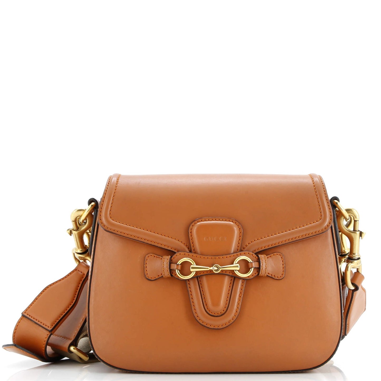 Gucci Lady Web Shoulder Bag Leather Medium