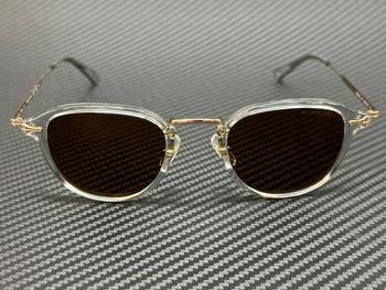 Mont Blanc Mb0336S 003 Grey Brown Unisex 48 Mm