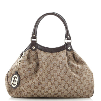 Gucci Sukey Tote Gg Canvas Medium