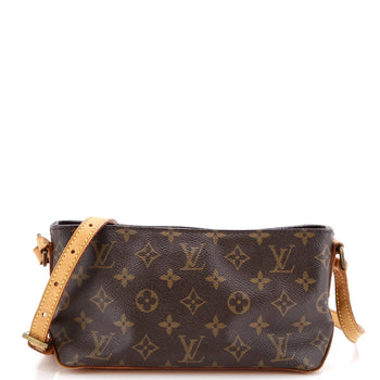 Louis Vuitton Trotteur Handbag Monogram Canvas