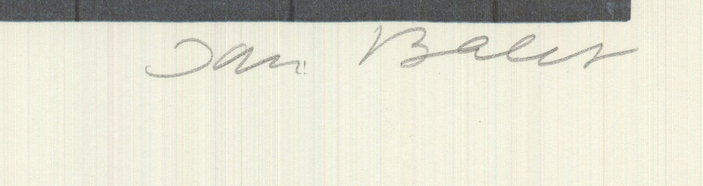 Jan Balet Epicerie Parisienne Signed " Lithograph Folk Art