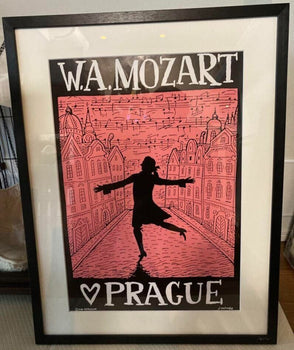 Jiri Votruba (Czech) Original Poster - W.A.Mozart
