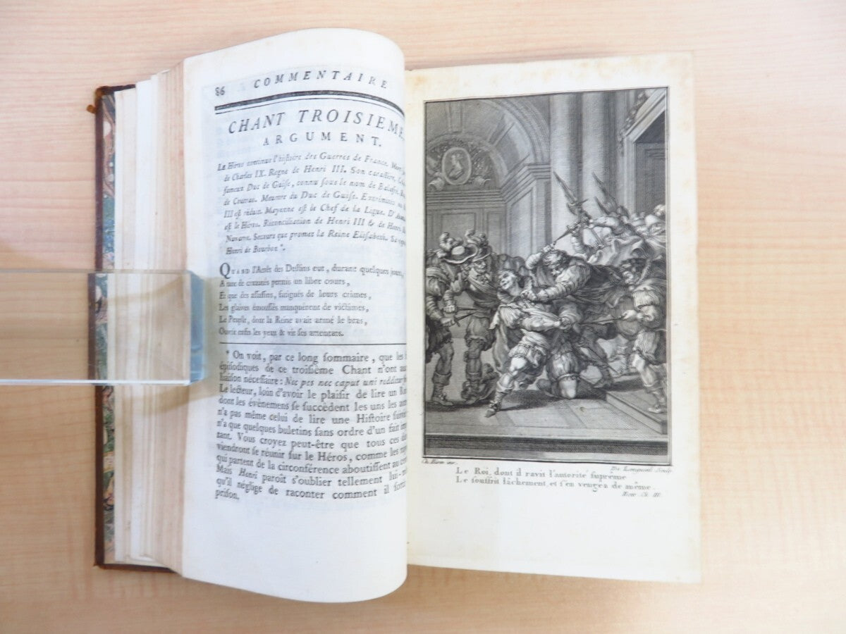 Laurent Angliviel De La Beaumelle ?Commentaire Sur La Henriade?1775 1St Edition