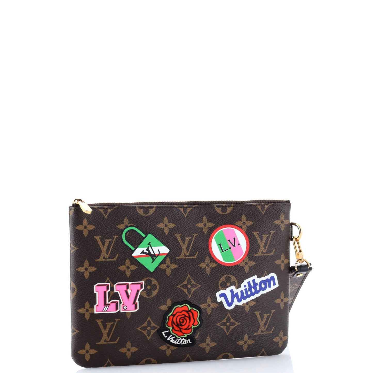 Louis Vuitton City Pouch Limited Edition Patches Monogram Canvas