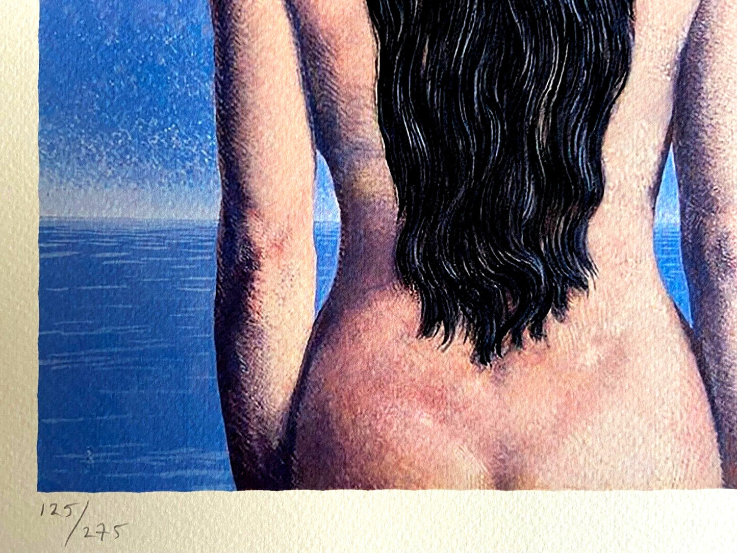 Ren Magritte Lithograph Coa Signed Numbered By Hand In Pencil Crayon
