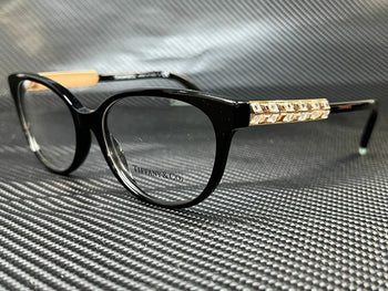 TIFFANY TF2116B 8001 Black Square 55 mm Women's