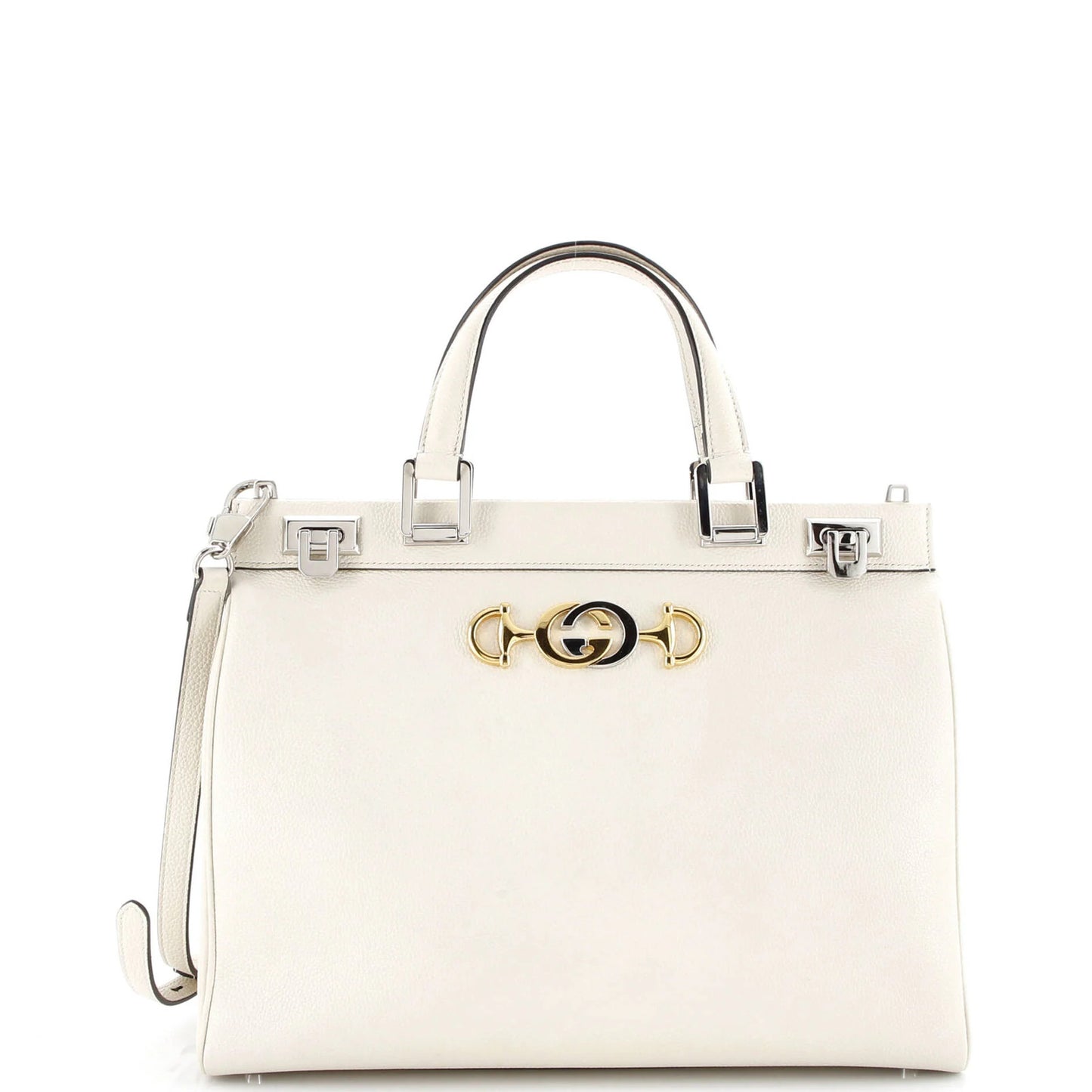 Gucci Zumi Top Handle Bag Leather Medium