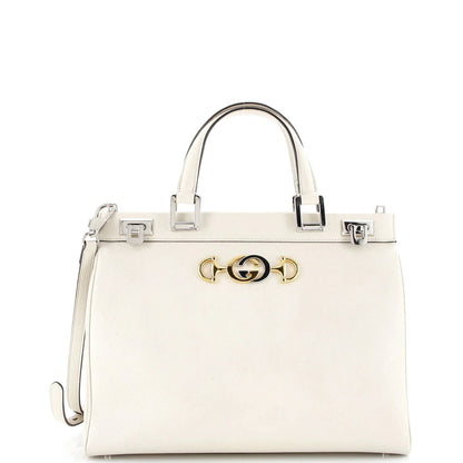 Gucci Zumi Top Handle Bag Leather Medium