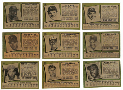 1971 Topps Baseball Card Complete Set (1-752)