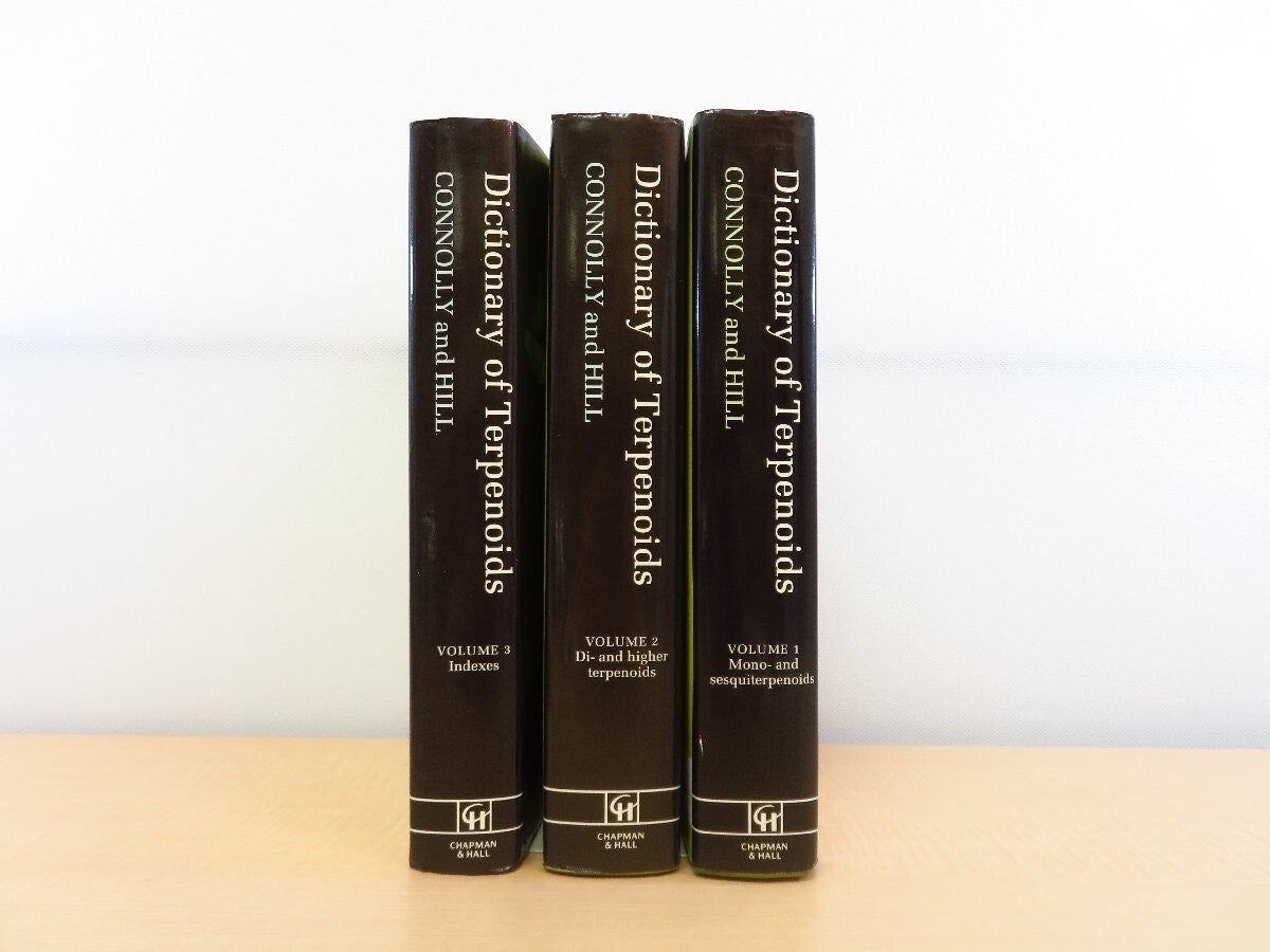 Connolly/Hill Dictionary Of Terpenoids Complete Set Of 3 Volumes