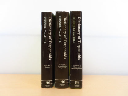 Connolly/Hill Dictionary Of Terpenoids Complete Set Of 3 Volumes