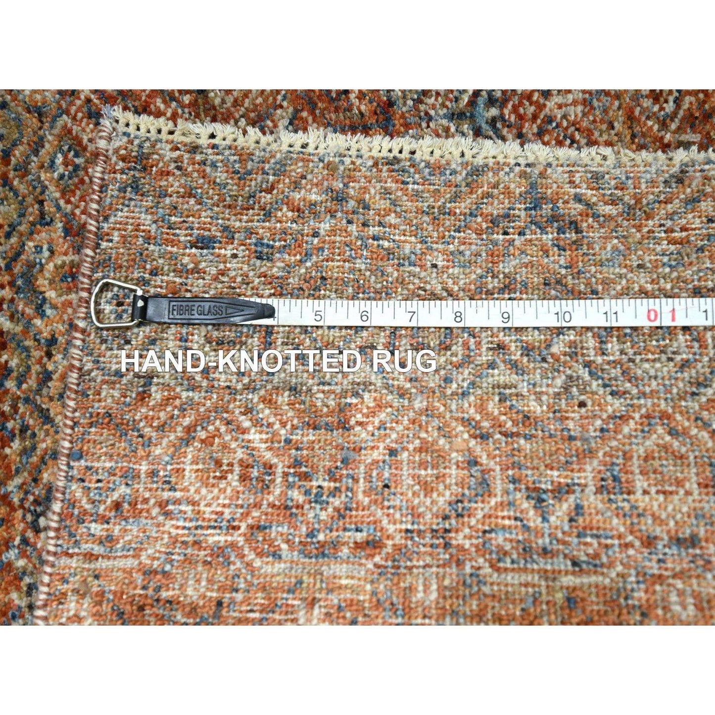 2'7"X10' Red Kohinoor Herat Pattern Soft Wool Hand Knotted Runner Rug