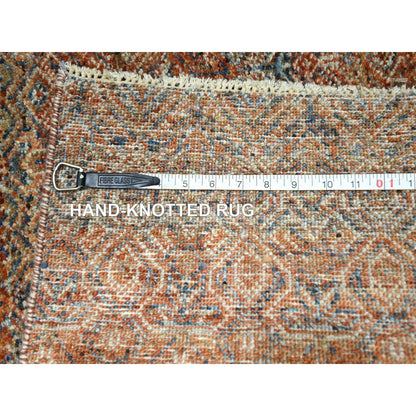 2'7"X10' Red Kohinoor Herat Pattern Soft Wool Hand Knotted Runner Rug